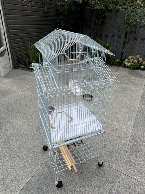 Mooie vogelkooi mooi als nieuw, Ophalen, Zo goed als nieuw, Metaal, Vogelkooi