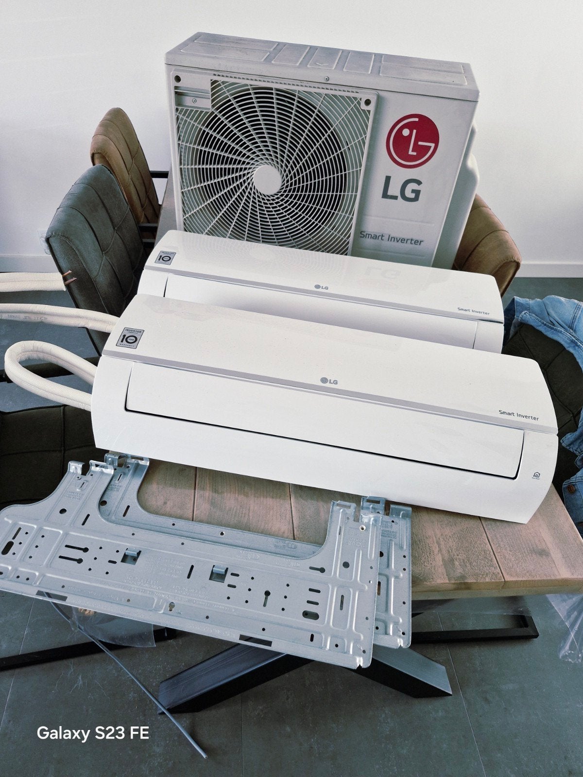 LG Smart Inverter Multi-Split Airco Systeem (2 Binnenunits), Ophalen, Energieklasse A of zuiniger, 3 snelheden of meer, 100 m³ of groter