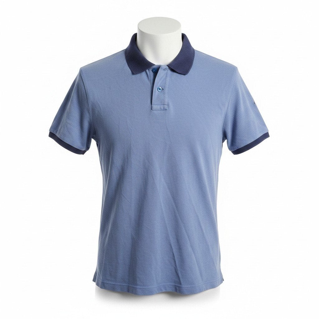 Moncler heren polo lichtblauw maat M, Moncler, Ophalen of Verzenden, Zo goed als nieuw, Maat 48/50 (M)