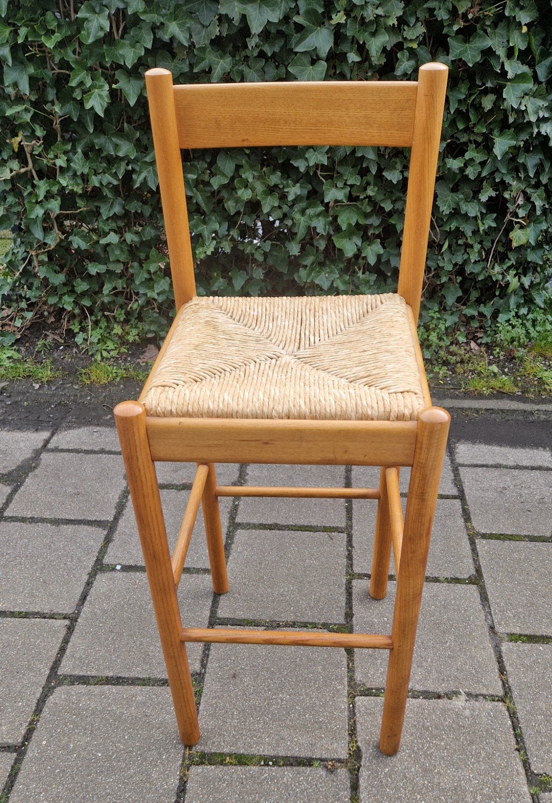 vintage barstoel/retro bar kruk, Huis en Inrichting, Ophalen, Gebruikt, Hout, 60 tot 90 cm