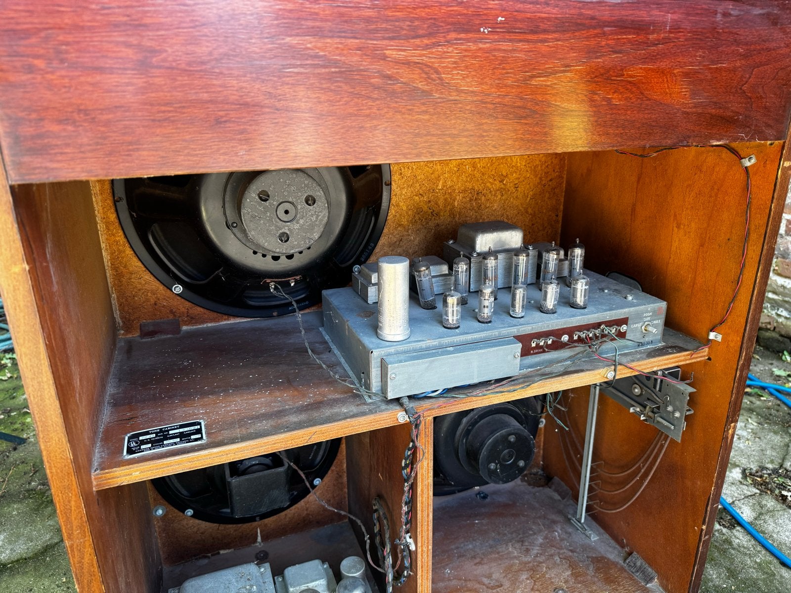 Hammond PR-40 Tone Cabinet - Vintage Orgel Speaker, Muziek en Instrumenten, Orgels, Ophalen, Gebruikt, Hammondorgel