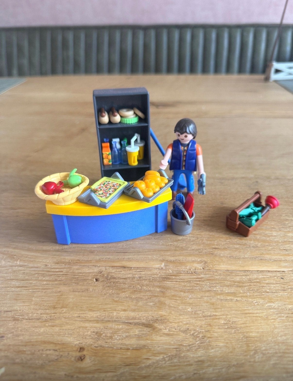 Playmobil 9457 Schoolconciërge met kiosk - 100% compleet, Ophalen, Gebruikt, Complete set, City life