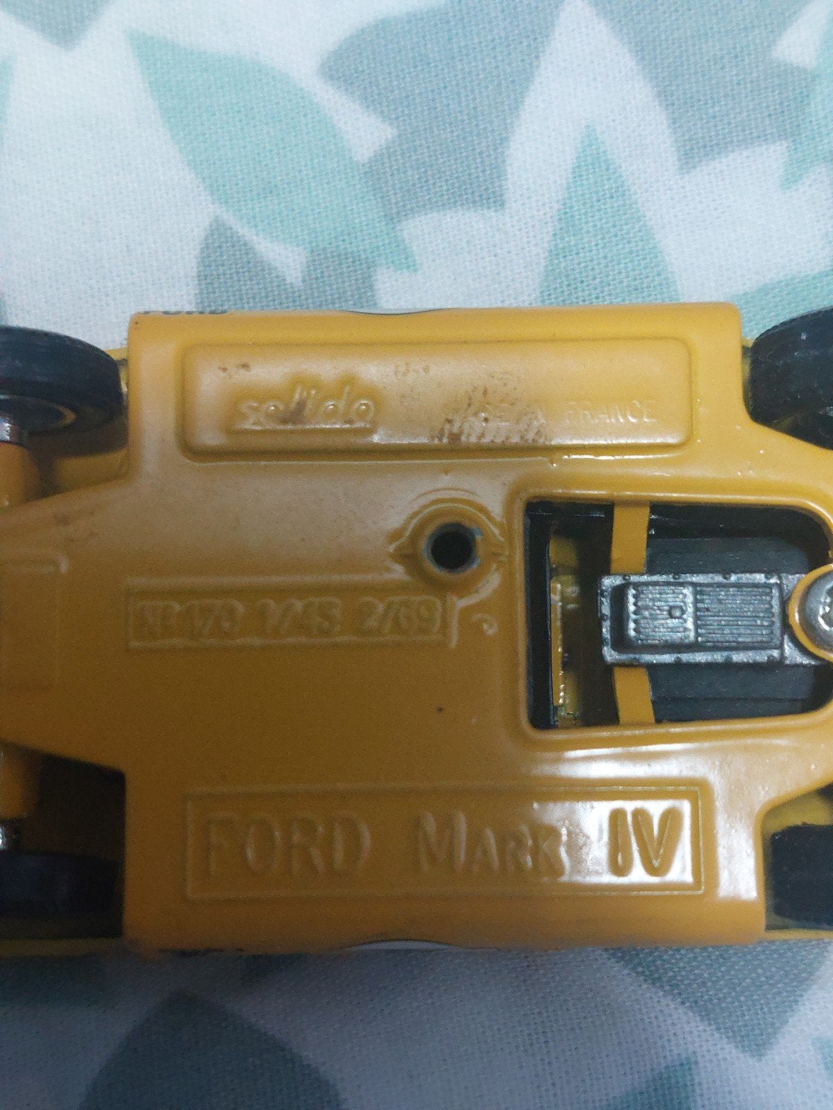 Solido Ford Mark IV - Gele Diecast Modelauto, Ophalen of Verzenden, Gebruikt, Auto, Solido