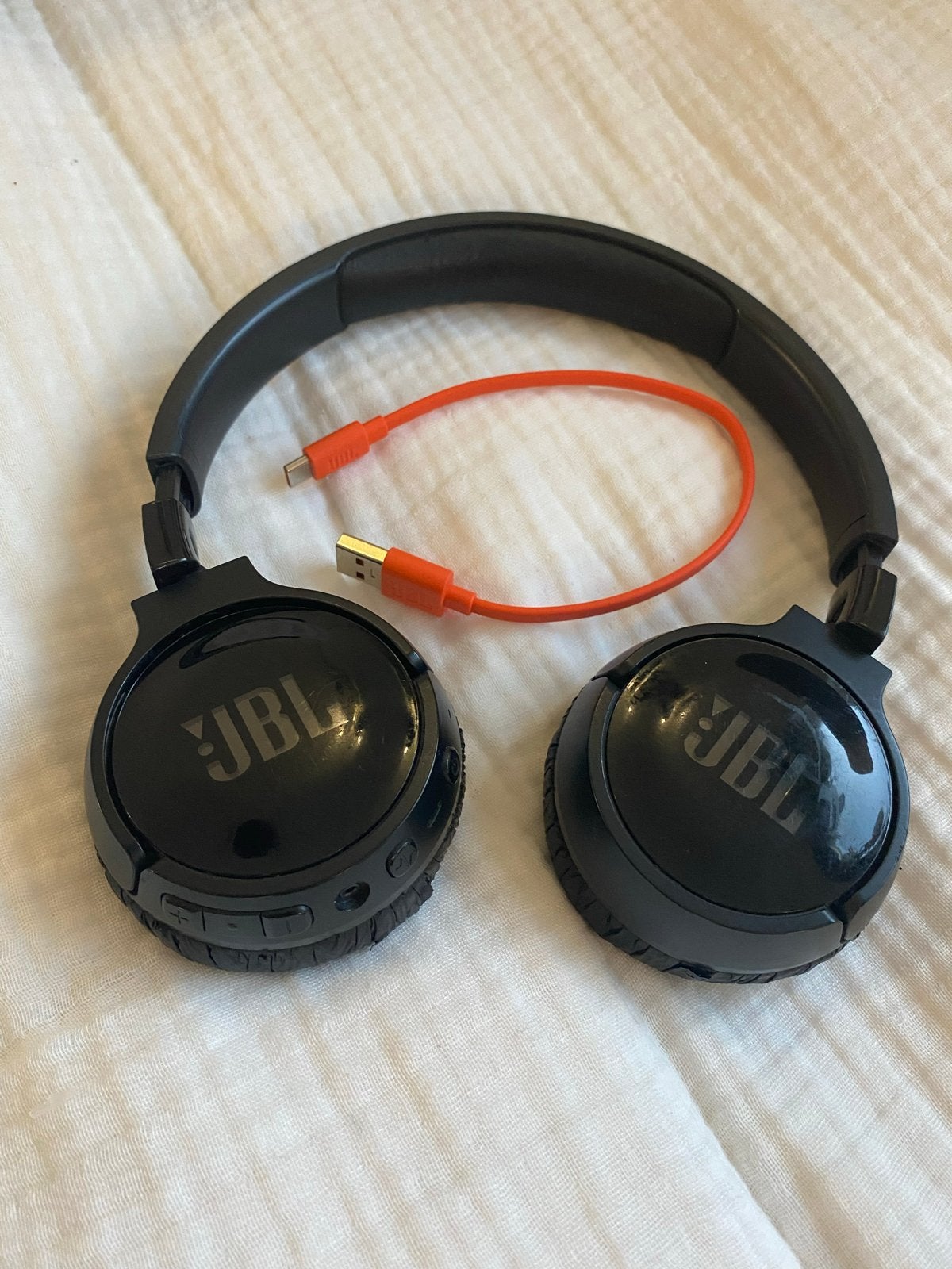 JBL Tune 600BTNC draadloze on-ear koptelefoon - Zwart, Gebruikt, JBL, Bluetooth, On-ear
