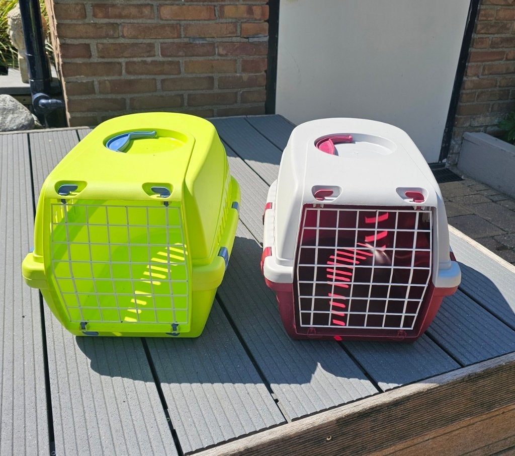 Katten Transportbox-mand Kunststof - 2 stuks - maat S, Ophalen, Zo goed als nieuw