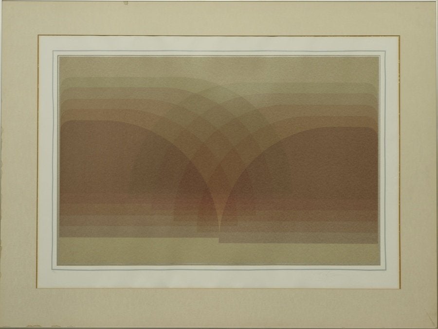 286. Zeefdruk, Anthony Benjamin - “Plaxias Tantrix”, ca.1978, Gesigneerd, Zeefdruk, Abstract, Ophalen