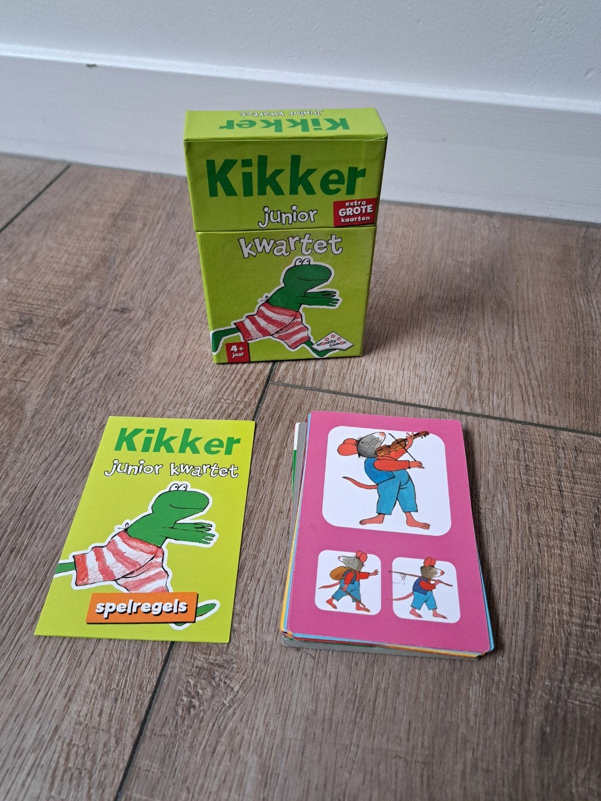 Kikker kwartet te koop!   4+, Ophalen of Verzenden, Zo goed als nieuw, Kwartet(ten)
