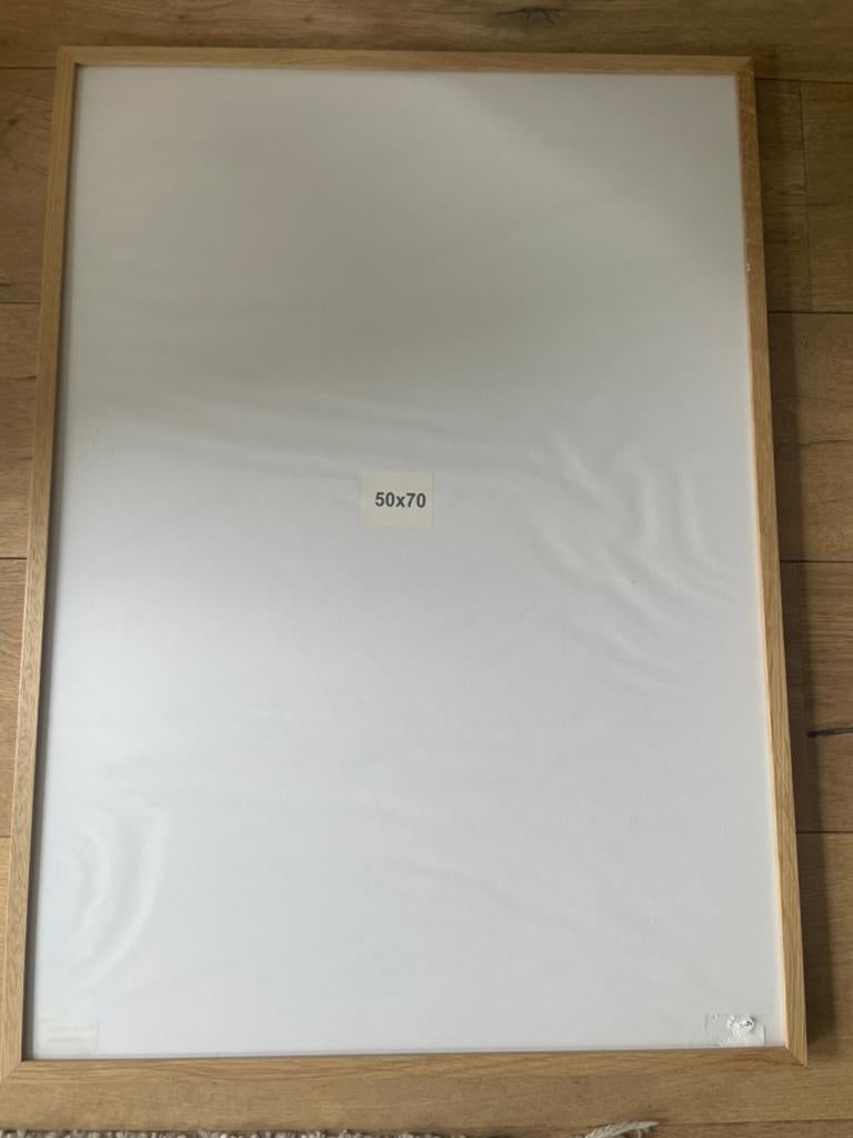 Fotolijsten hout 50 x 70 cm, Ophalen, Zo goed als nieuw, Hout, 50 tot 75 cm