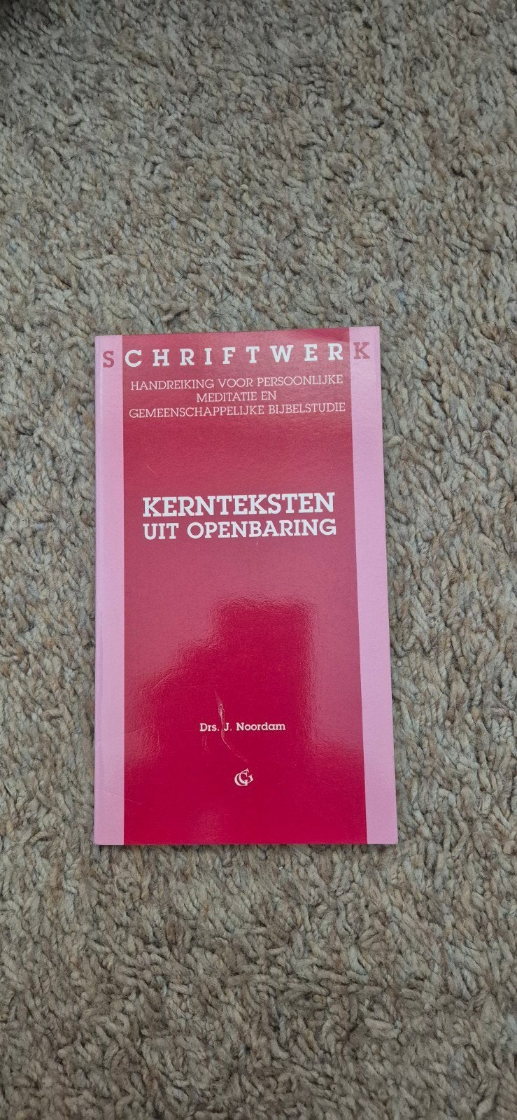 Schriftwerk: Kernteksten uit Openbaring - Ds. J. Noordam, Boeken, Ophalen of Verzenden, Gelezen, Ds. J. Noordam, Christendom | Protestants