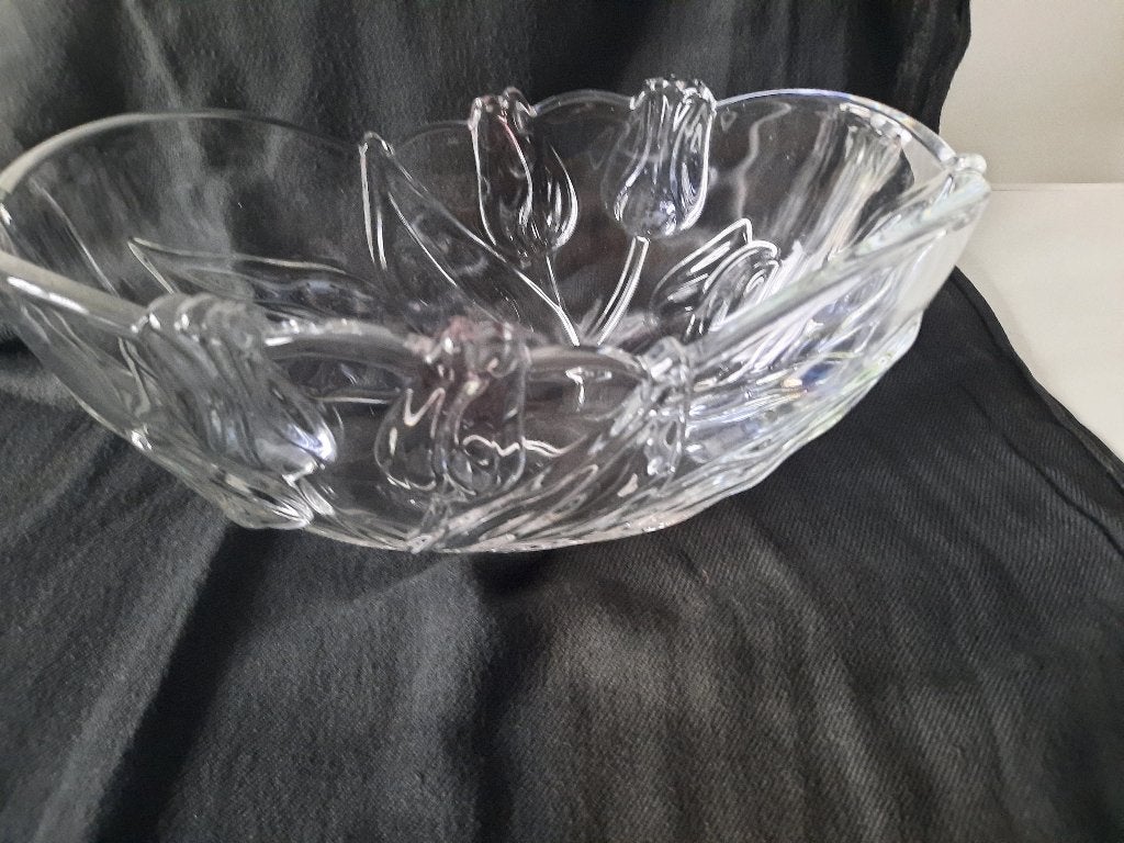 vintage mikasa schaal met tulp motief, Antiek en Kunst, Ophalen