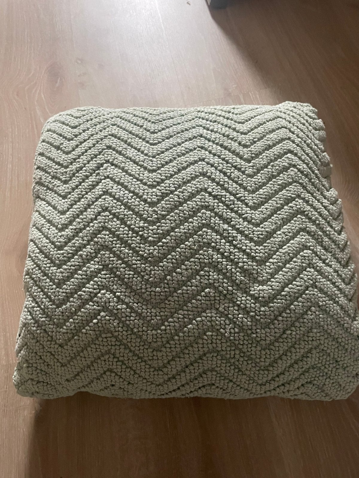 Groen sierkussen, Ophalen of Verzenden, Zo goed als nieuw, Groen, Vierkant
