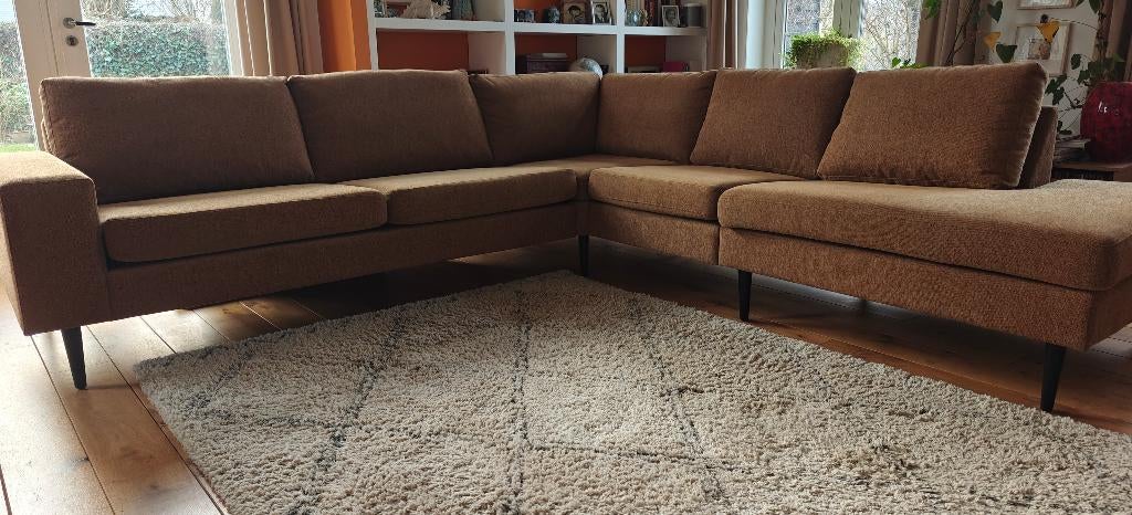 BoConcept Deense Designbank, hoekopstelling (270x270 cm), Ophalen, 250 tot 300 cm, Minder dan 75 cm, Hoekbank