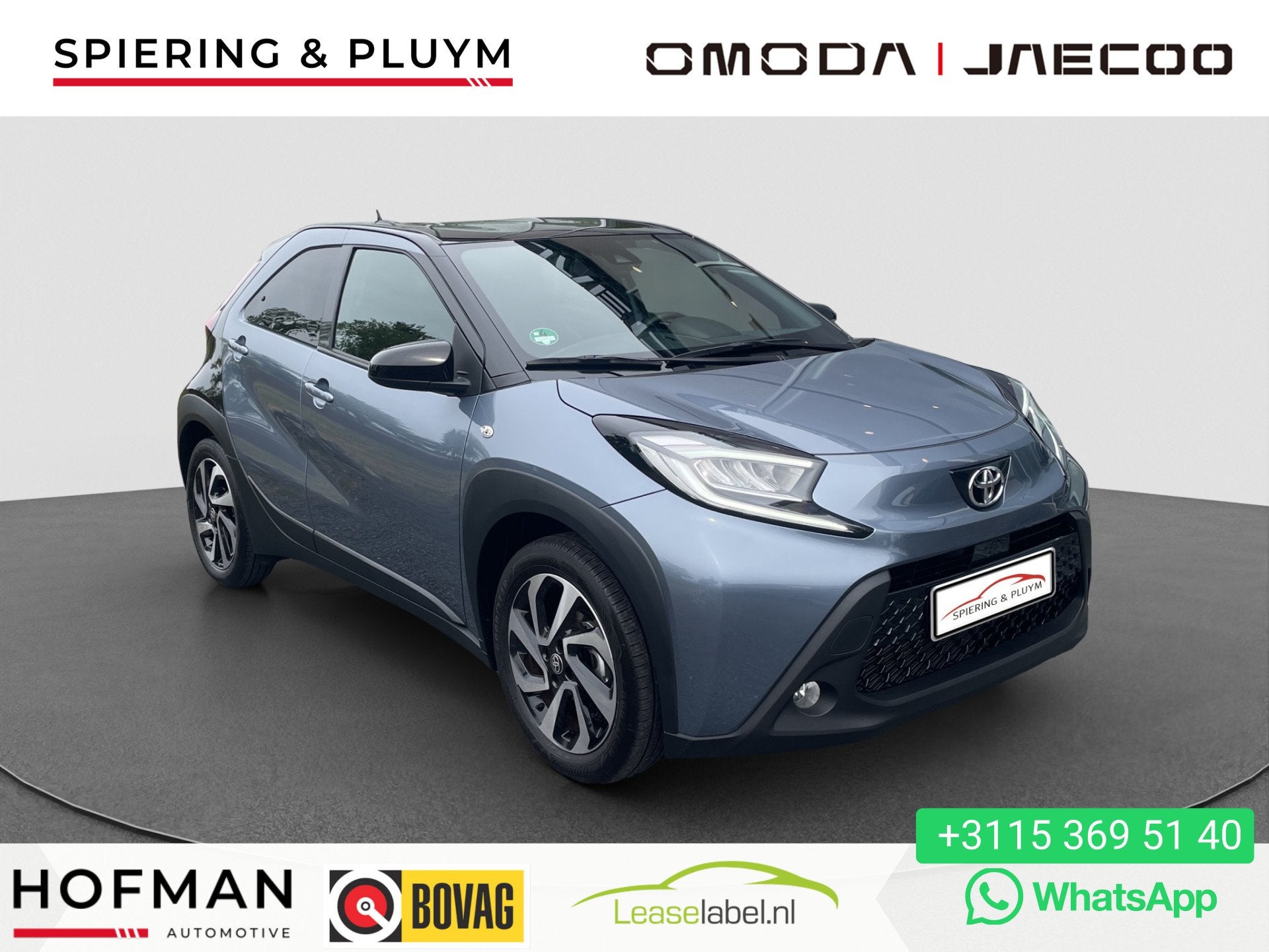 Toyota Aygo X 1.0 VVT-i MT Bi-tone Pulse Carplay | Adaptive, Auto's, Dealer onderhouden, Stof, Gebruikt, Zwart