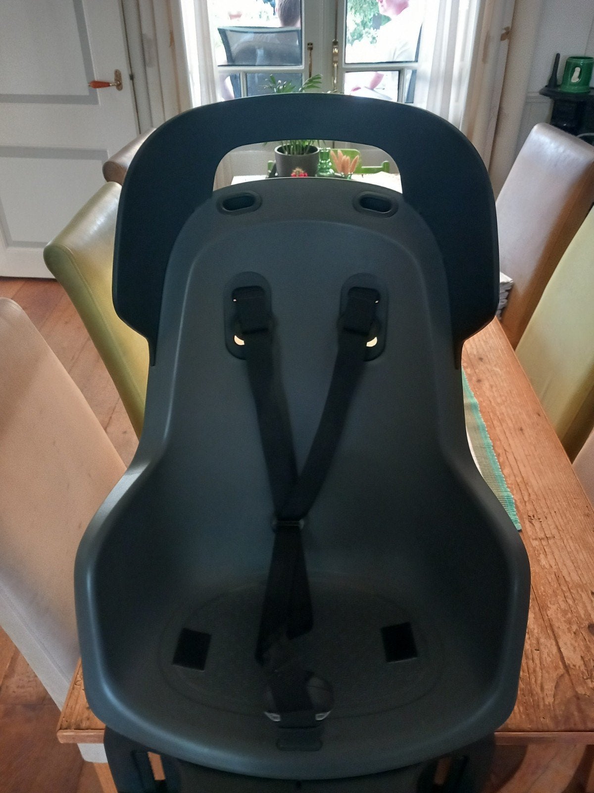 Bobike Maxi GO Carrier Achterzitje - Macaron Grey, Ophalen, Gebruikt, Achterzitje, Bobike
