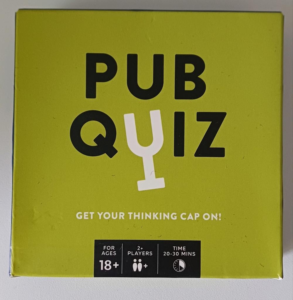Engelse Pub Quiz 18+ - Test je kennis!, Vijf spelers of meer, Ophalen of Verzenden, Zo goed als nieuw