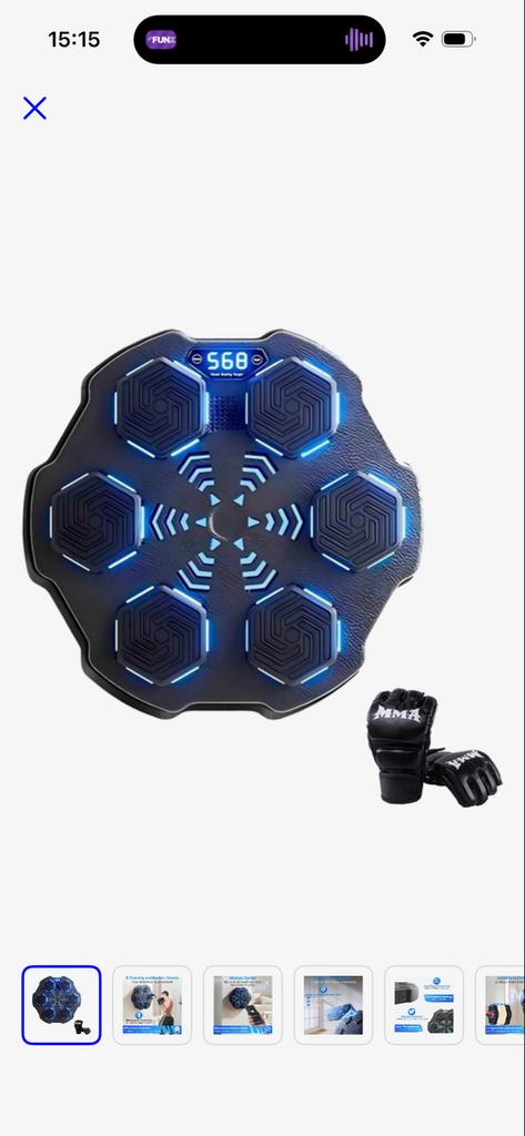 Dreambox boks machine z.g.a.n. met handschoenen, Ophalen of Verzenden, Zo goed als nieuw, Overige