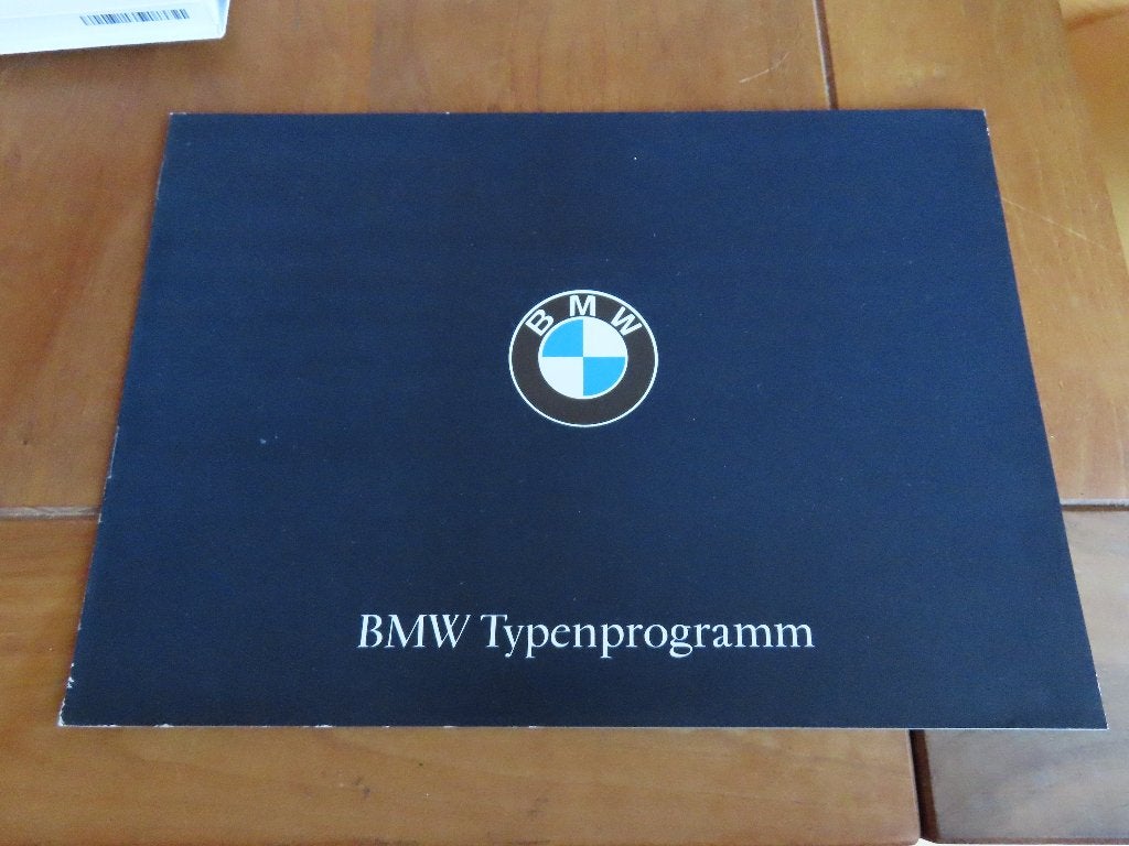 Folder BMW programma 1965 incl. motorfietsen en prijzen, Ophalen of Verzenden, Zo goed als nieuw, BMW, BMW
