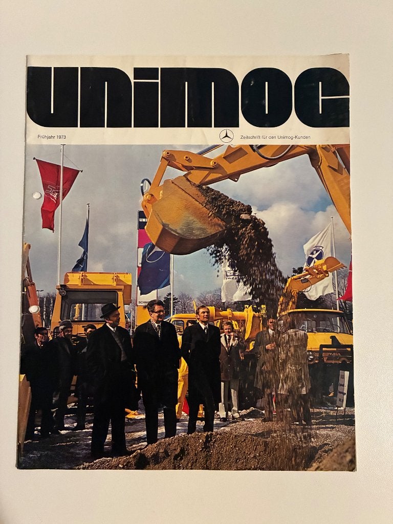 MB Trac Unimog trekker tractor folder brochure tijdschrift, Ophalen of Verzenden, Gelezen