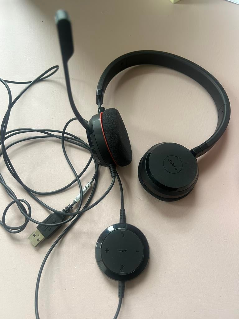 Jabra evolve 20 MS, Ophalen, Mute-functie, Nieuw, On-ear