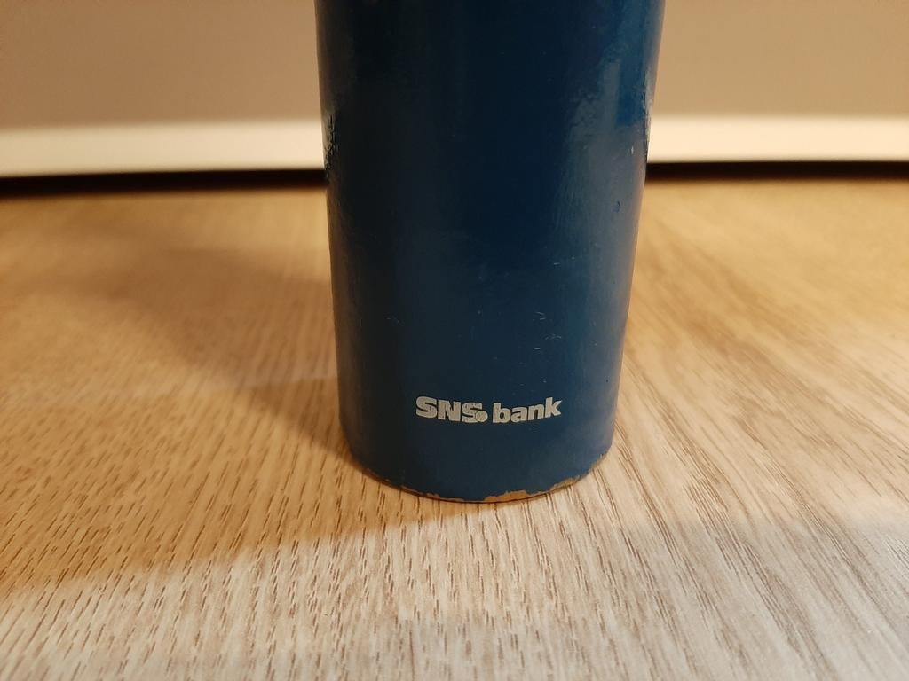 Pinokkio houten spaarpot SNS bank, Ophalen of Verzenden
