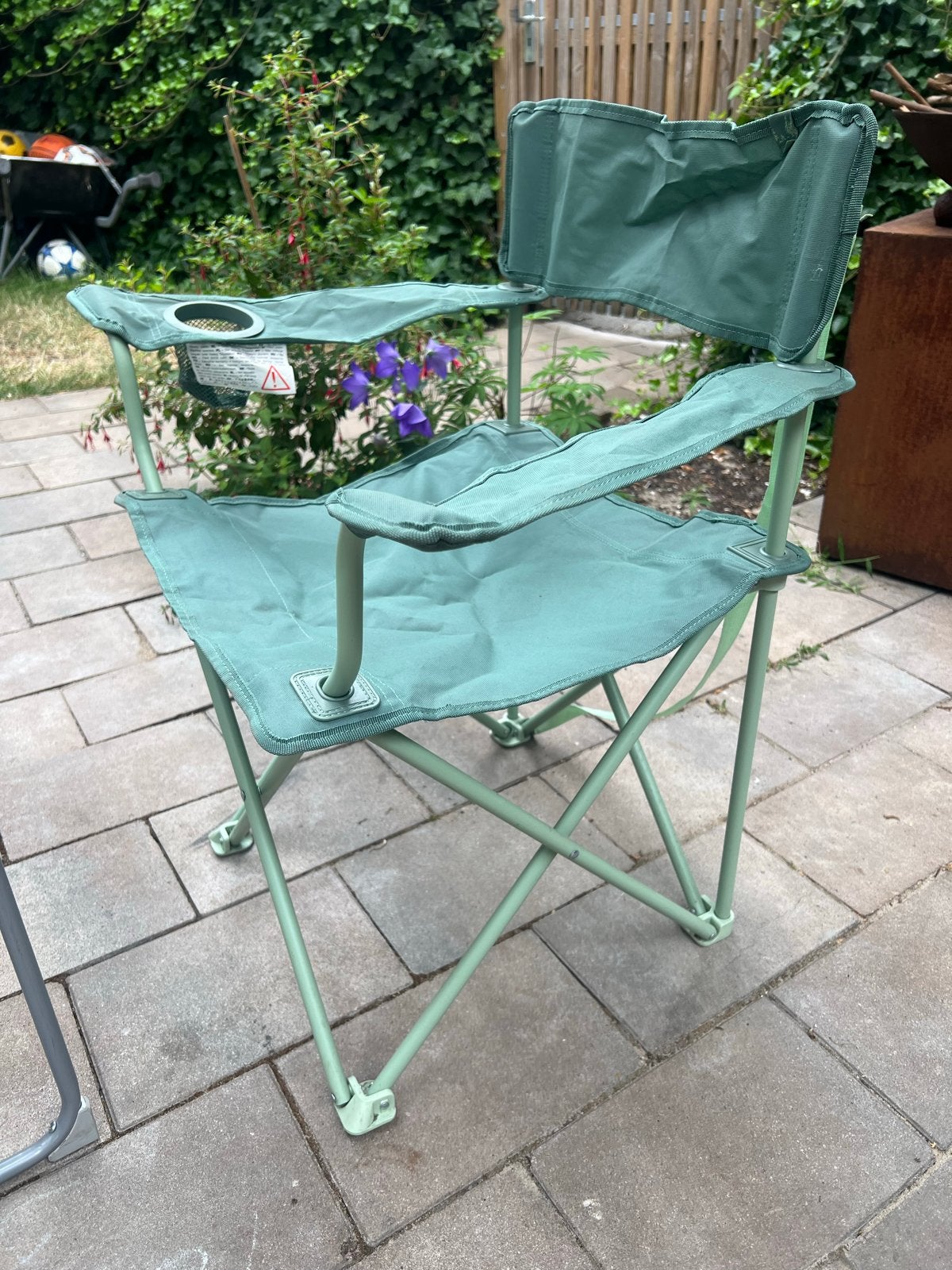Decathlon Camping set: Tafel en 3 Inklapbare Stoelen, Caravans en Kamperen, Ophalen, Gebruikt