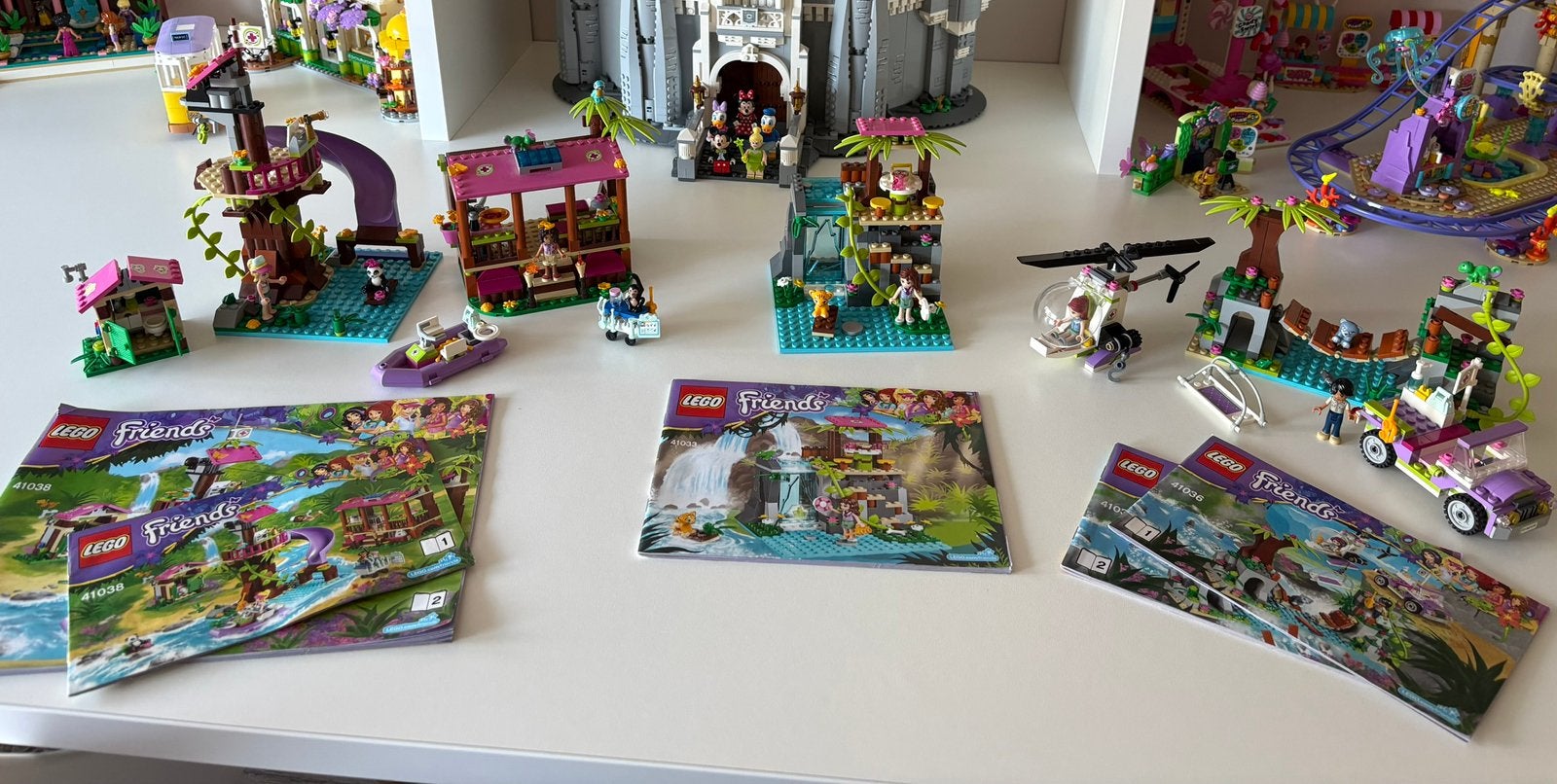 lego friends jungle sets 3 stuks 41038 41033 41036, Ophalen of Verzenden, Zo goed als nieuw