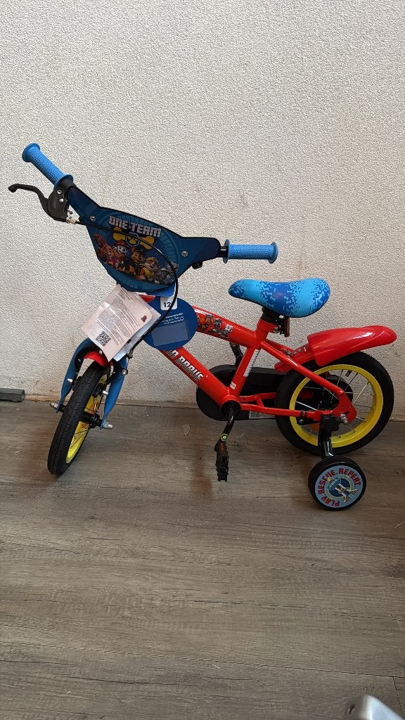 Jongens PAW Patrol kinderfiets - 12 inch, Fietsen en Brommers, Ophalen, Nieuw, Minder dan 16 inch