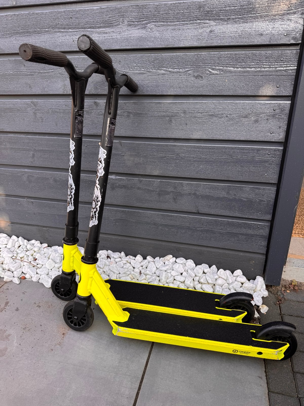 2 Oxelo Stuntsteps van Decathlon - Goede Staat, Fietsen en Brommers, Ophalen, Gebruikt, Gewone step