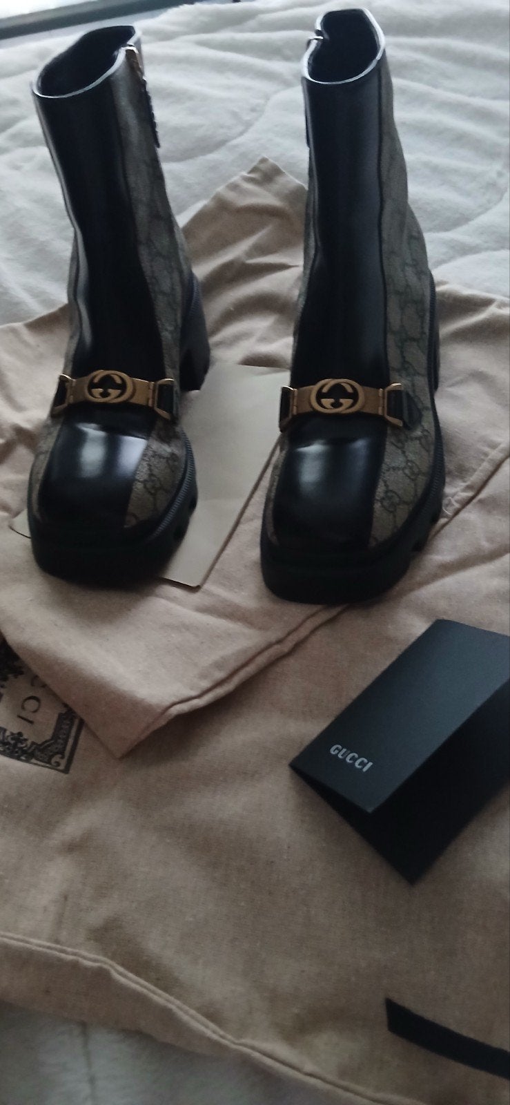 Gucci Originele Boots Maat 39, Bruin, Lage of Enkellaarzen, Ophalen of Verzenden, Gucci