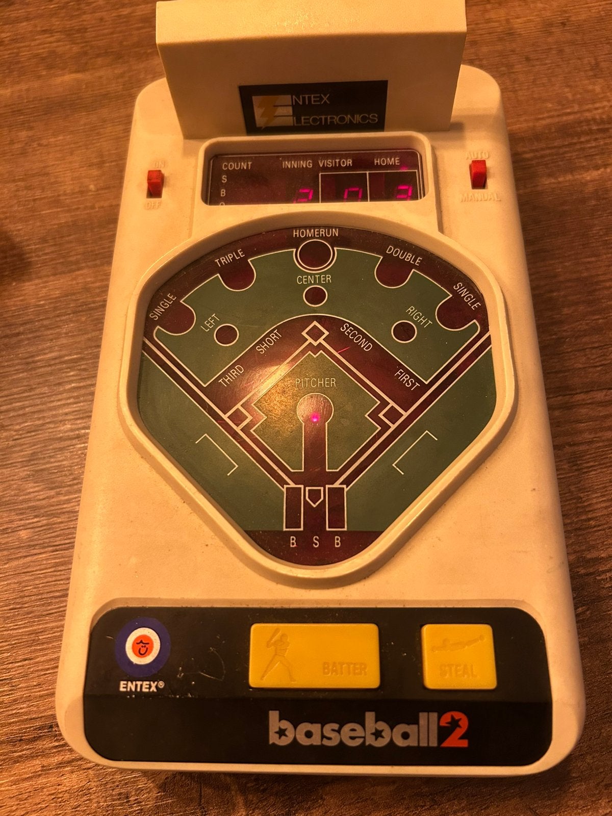 Entex Electronics Baseball 2 - Draagbaar Elektronisch Spel (, Spelcomputers en Games, Games | Overige, Gebruikt, Sport, 1 speler