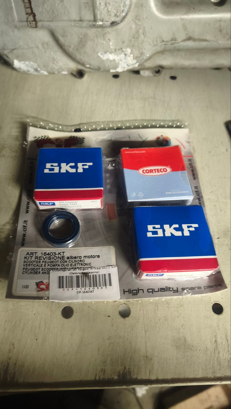 Nieuwe SKF Krukaslagers voor Peugeot Verticaal, Ophalen of Verzenden, Nieuw, Overige typen, Overige merken