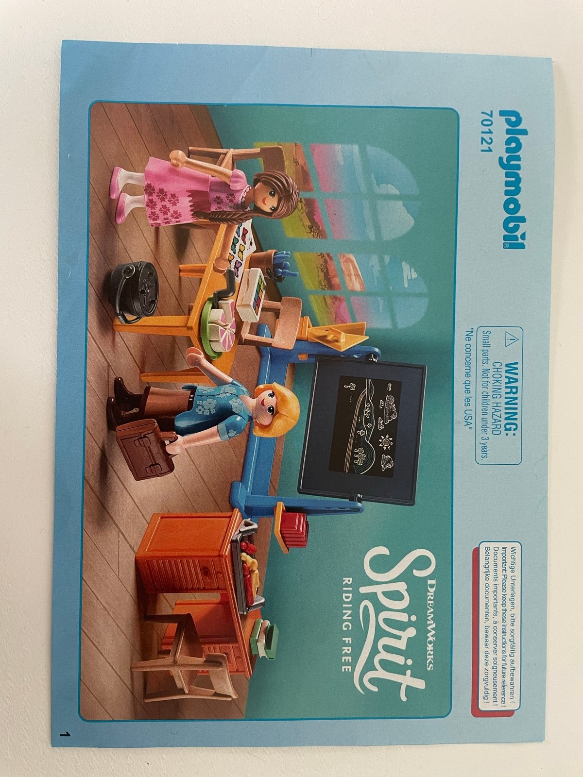 Playmobil spirit klaslokaal mevrouw Flores 70121, Ophalen of Verzenden, Zo goed als nieuw, Complete set