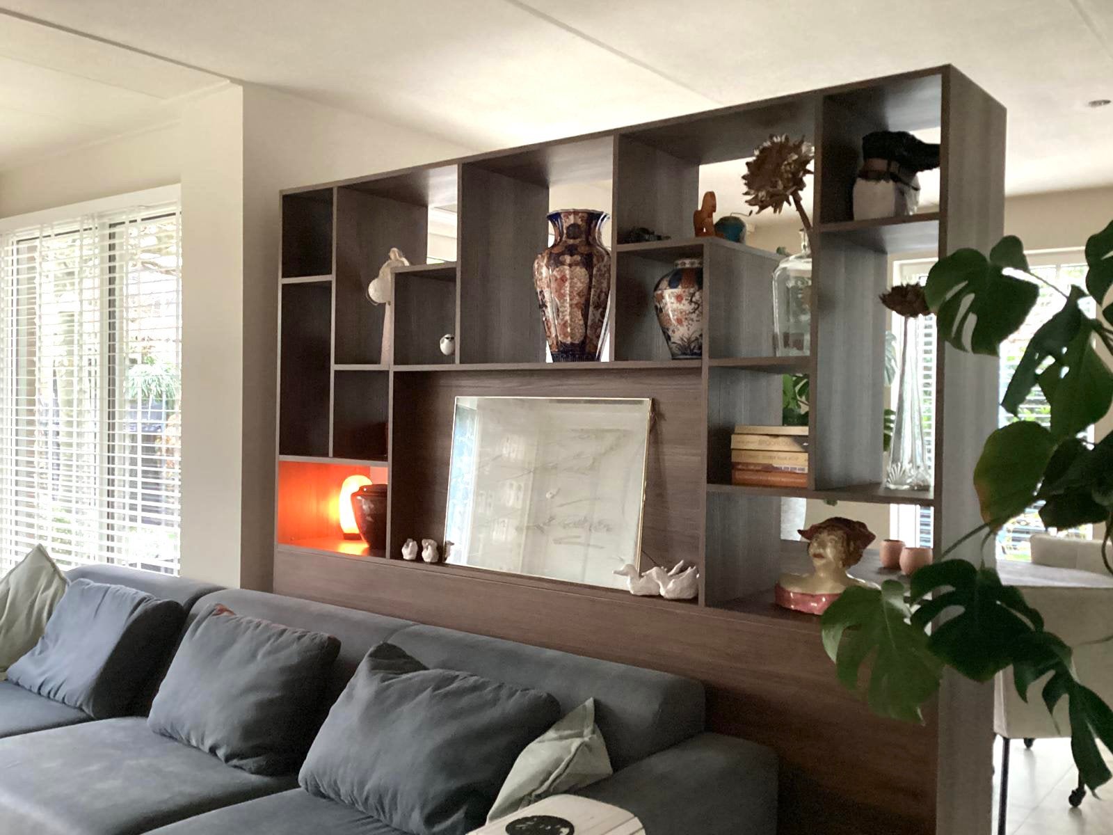 Prachtig roomdivider,boekenkast….., Ophalen of Verzenden, Nieuw, 25 tot 50 cm, 200 cm of meer