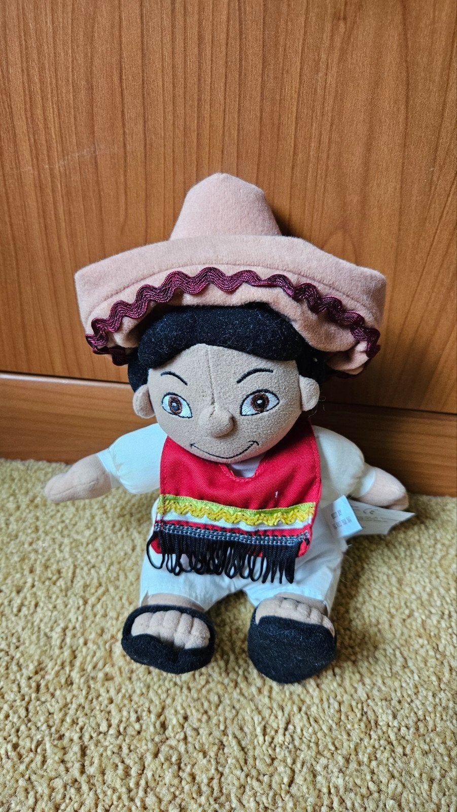 Disney knuffel Mexico Boy, Ophalen of Verzenden, Overige typen