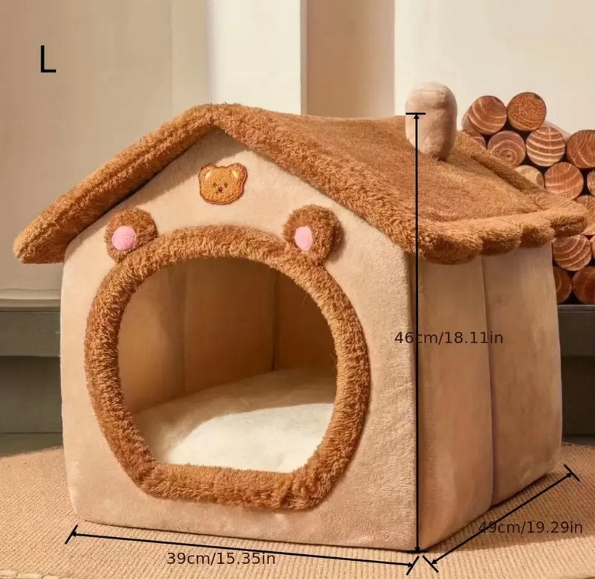 Gezellig en warm Kattenhuis / Hondenhuis nieuw L, Dieren en Toebehoren, Ophalen of Verzenden, Nieuw
