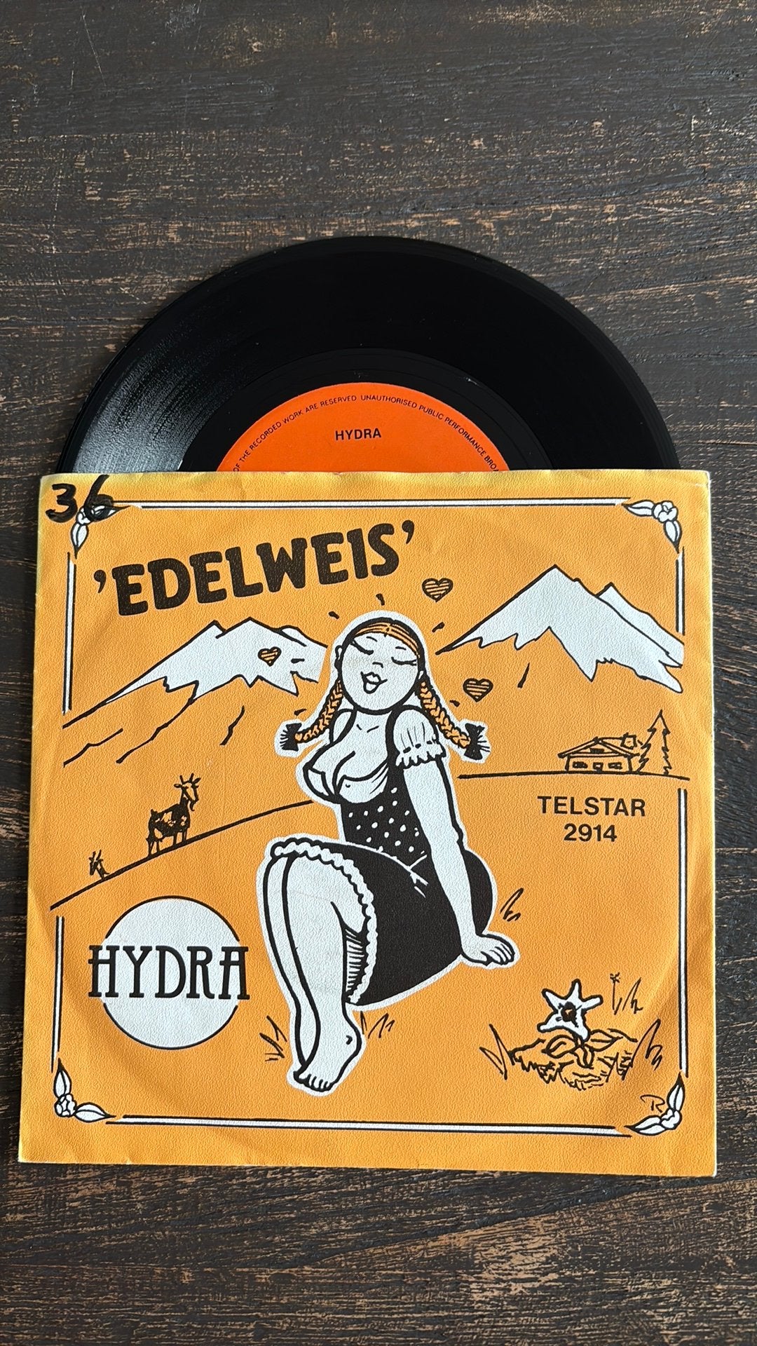 Hydra - Edelweis.   Telstar 2914, Ophalen of Verzenden, Zo goed als nieuw, Nederlandstalig