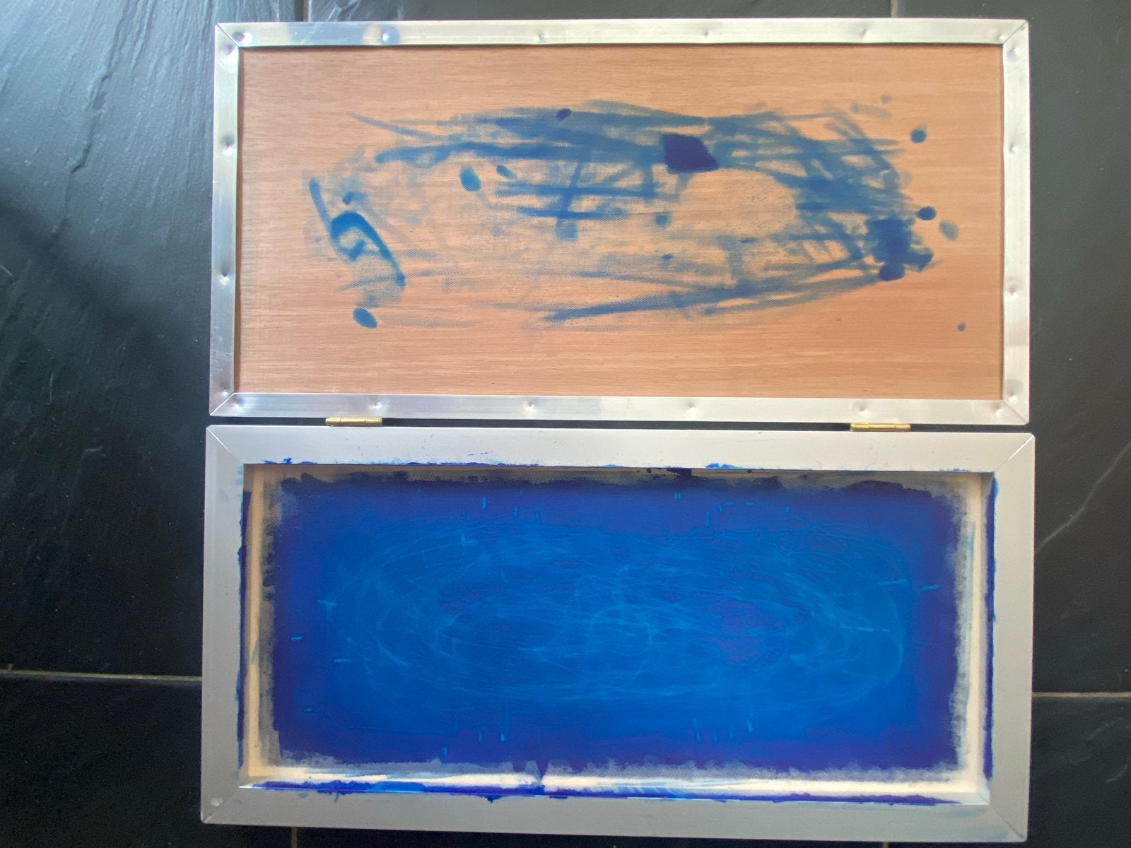 Afdrukraam Blauwdruk raam 20 x 40cm, Ophalen of Verzenden