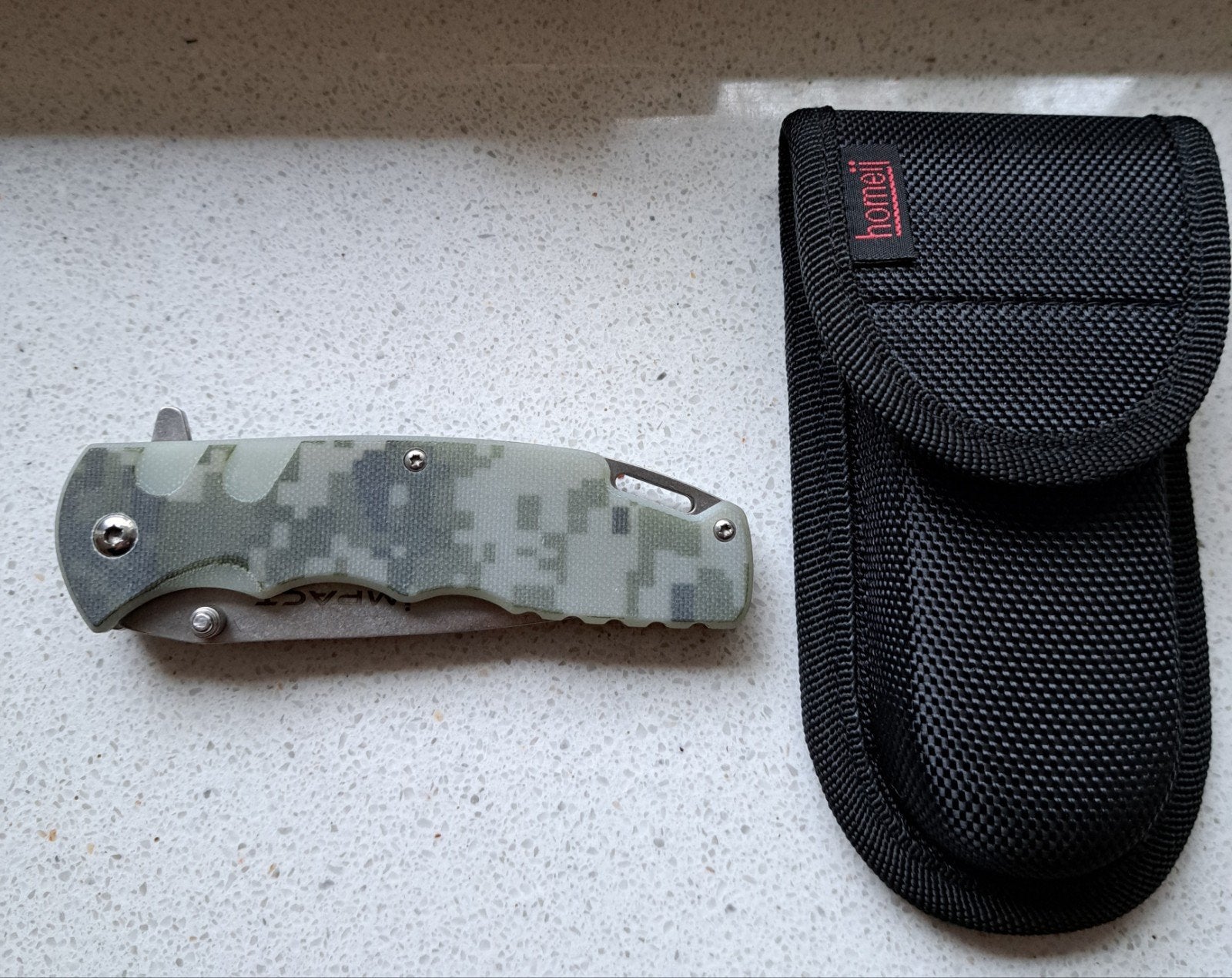 Homeij mes zakmes camo, Ophalen of Verzenden, Nieuw