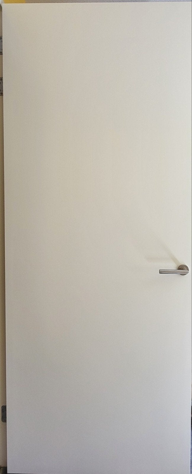 Svedex stompe rechtsdraaiende binnendeur 231x93cm, alpinewit, Ophalen, 80 tot 100 cm, 215 cm of meer, Binnendeur
