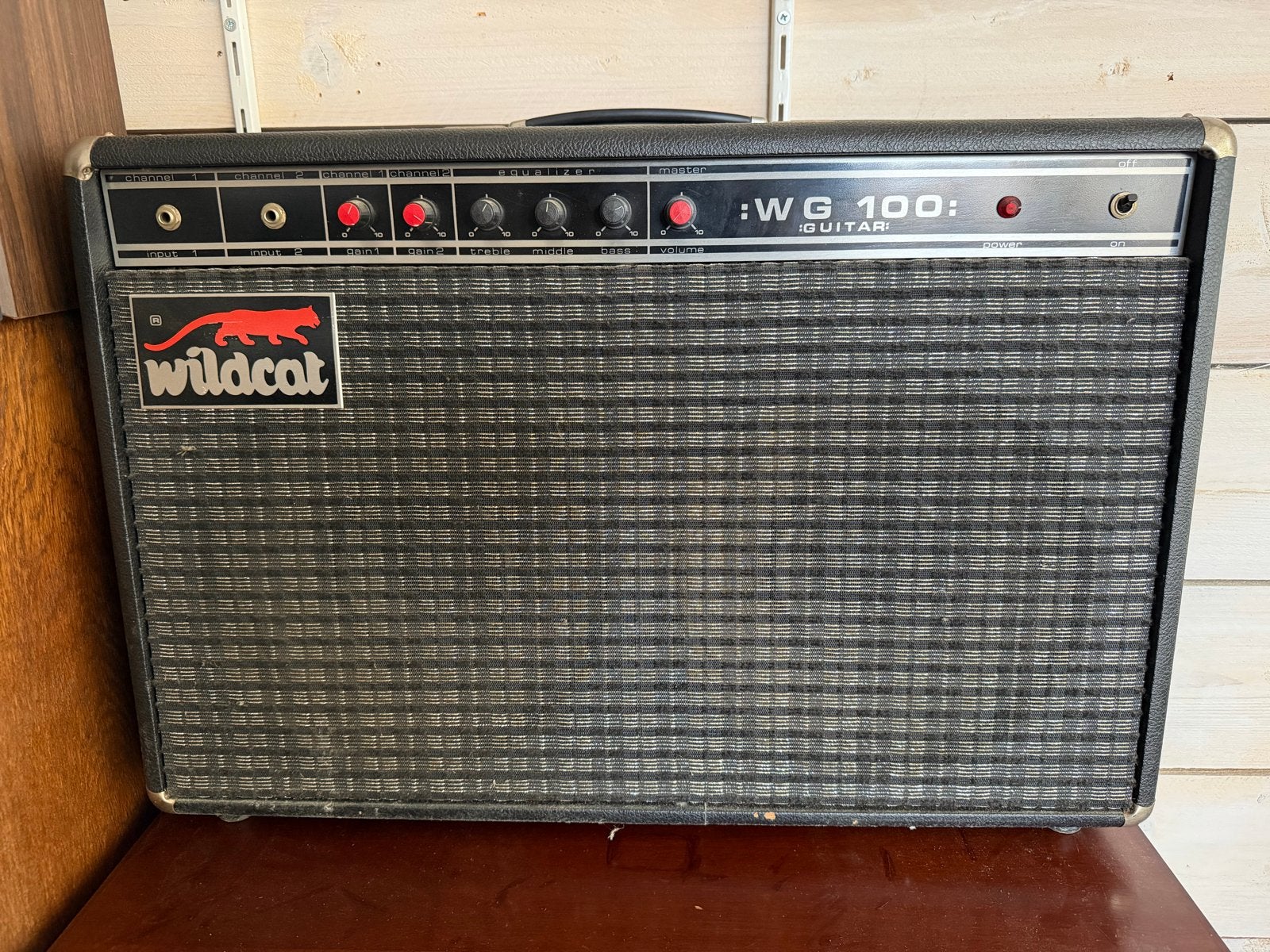 Wildcat WG 100 Gitaarversterker - Vintage en Krachtig, Muziek en Instrumenten, Ophalen of Verzenden, Gebruikt, Gitaar, 100 watt of meer