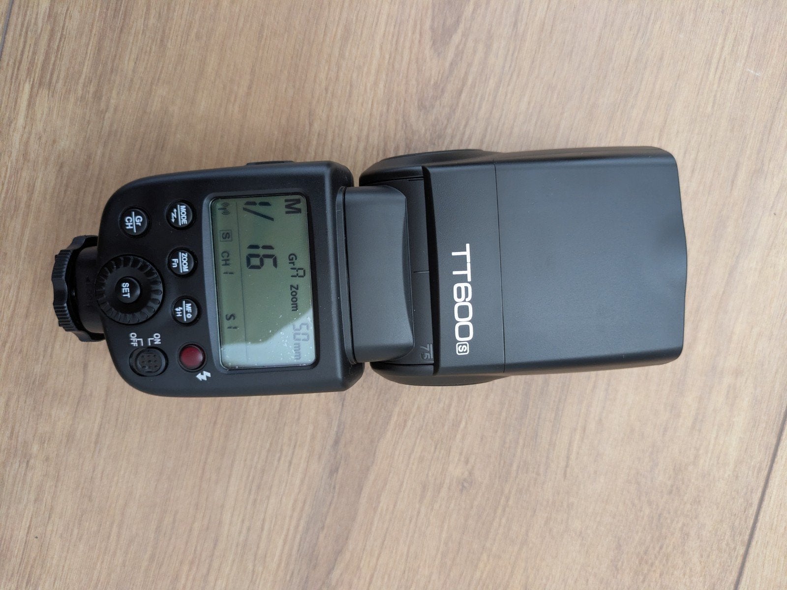Godox Speedlite TT600 Flitser, Externe flitser, Ophalen of Verzenden, Zo goed als nieuw, Kantelbaar