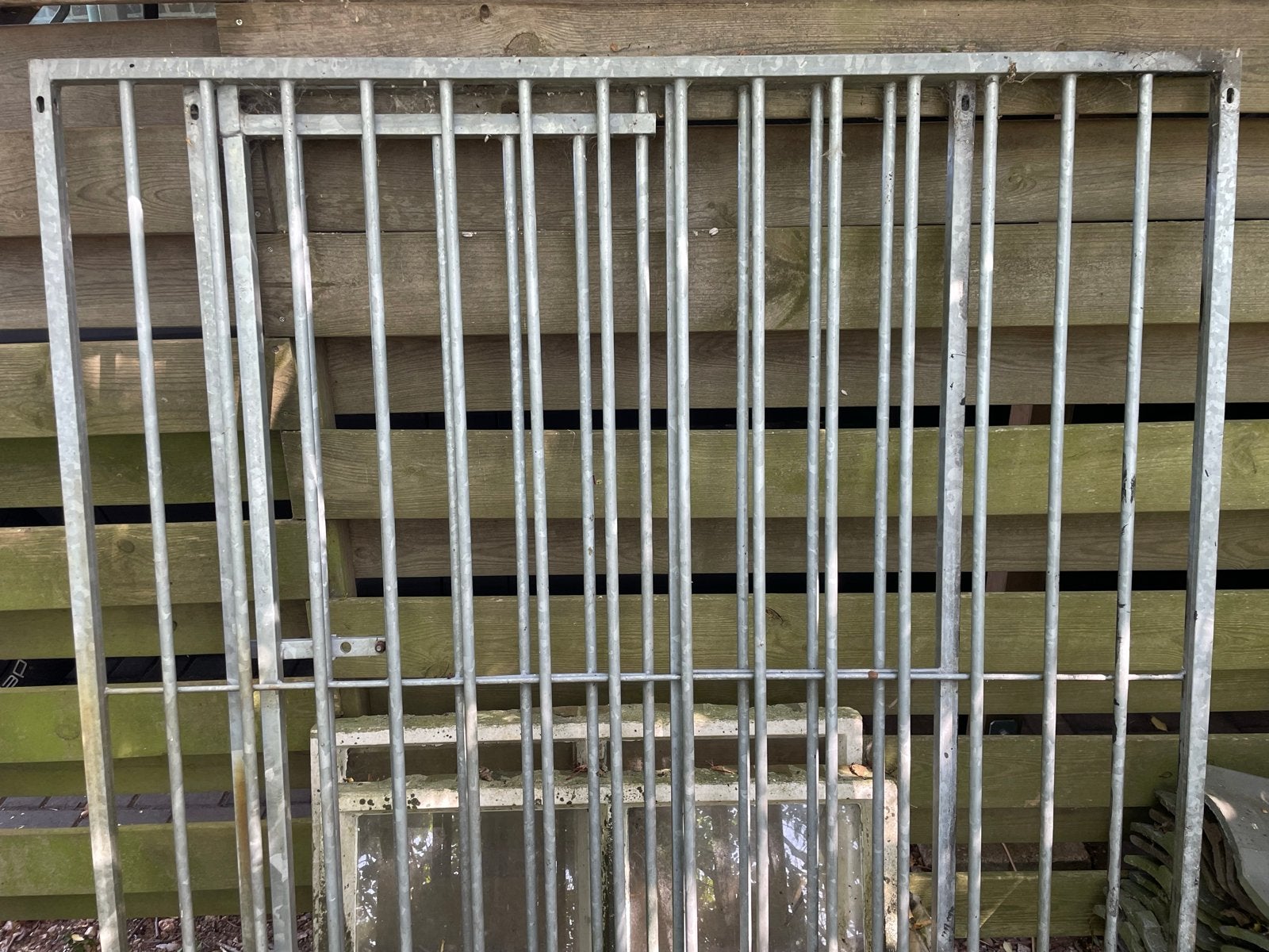 Kenneldelen voor een hondenren 2 stuks, met deurtje, Dieren en Toebehoren, Hondenhokken, Ophalen, Gebruikt, 110 cm of meer, 100 cm of meer