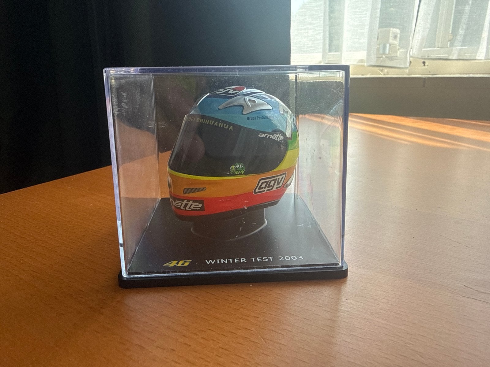 Valentino Rossi The Doctor helm schaalmodel 1:5, Overige merken, Gebruikt, Ophalen of Verzenden, Groter dan 1:32