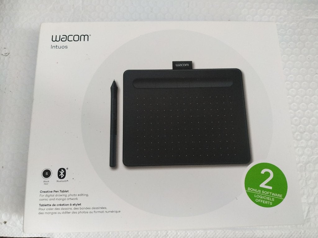 Wacom Intuos Pen Tablet CTL-4100 Bluetooth Black, Computers en Software, Tekentablets, Zo goed als nieuw, Draadloos, Ophalen of Verzenden