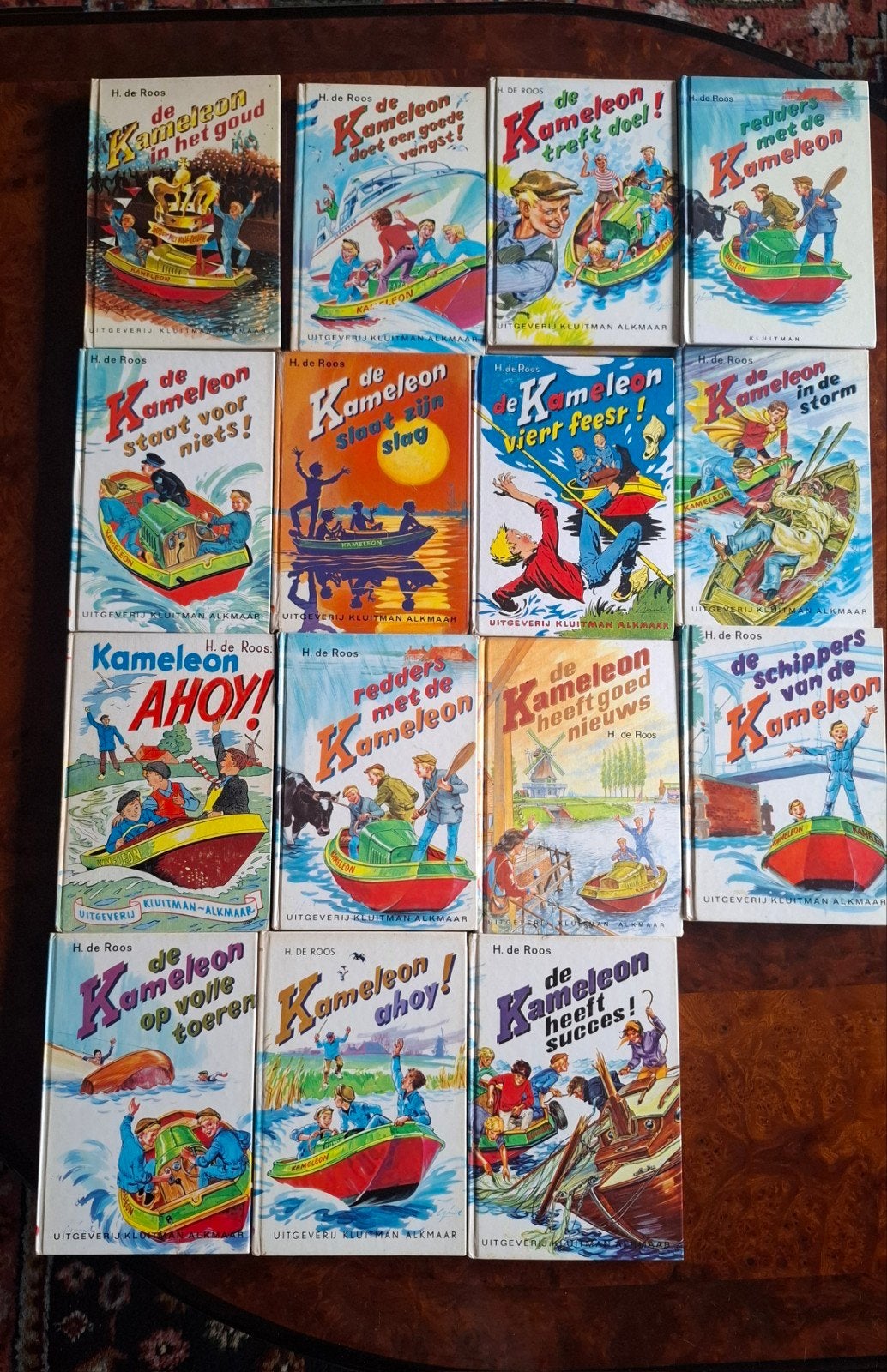 15x De Kameleon boeken, H. de Roos, Kluitman,diverse druk, Ophalen of Verzenden, Gelezen, H. de Roos, Fictie