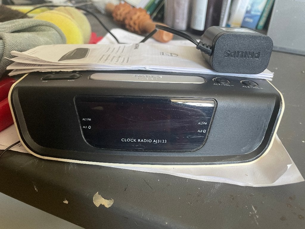 Philips Clock Radio AJ3123 met gebruiksaanwijzing, Ophalen, Zo goed als nieuw, Analoog
