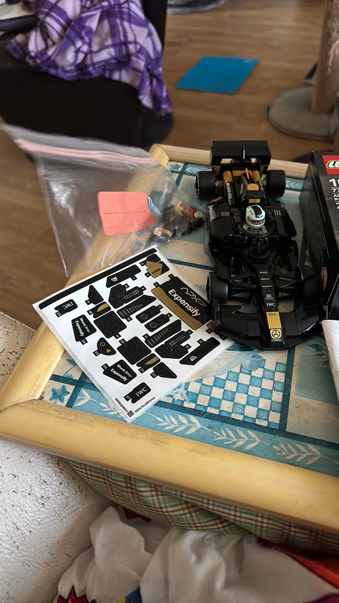 Lego speed champignons apxgp team race car, Ophalen of Verzenden, Zo goed als nieuw