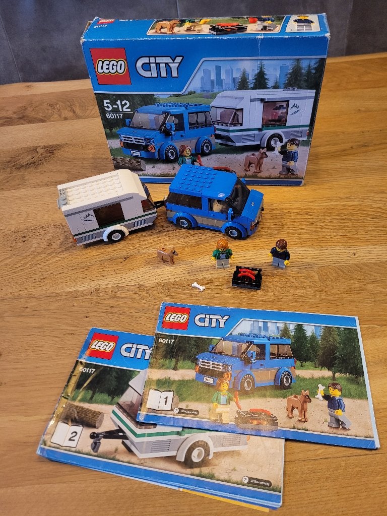 LEGO City Busje & Caravan (60117), City, Lego, Ophalen of Verzenden, Zo goed als nieuw