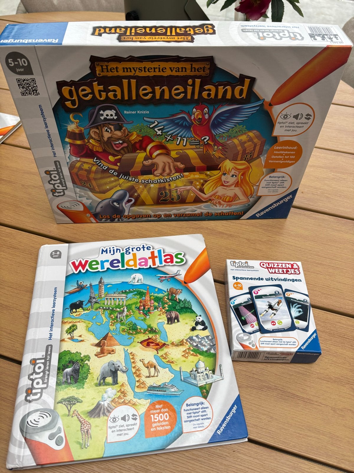Tiptoi spel Getalleneiland en quizzen en weetjes, Ophalen, Gebruikt, Taal en Lezen, Met geluid