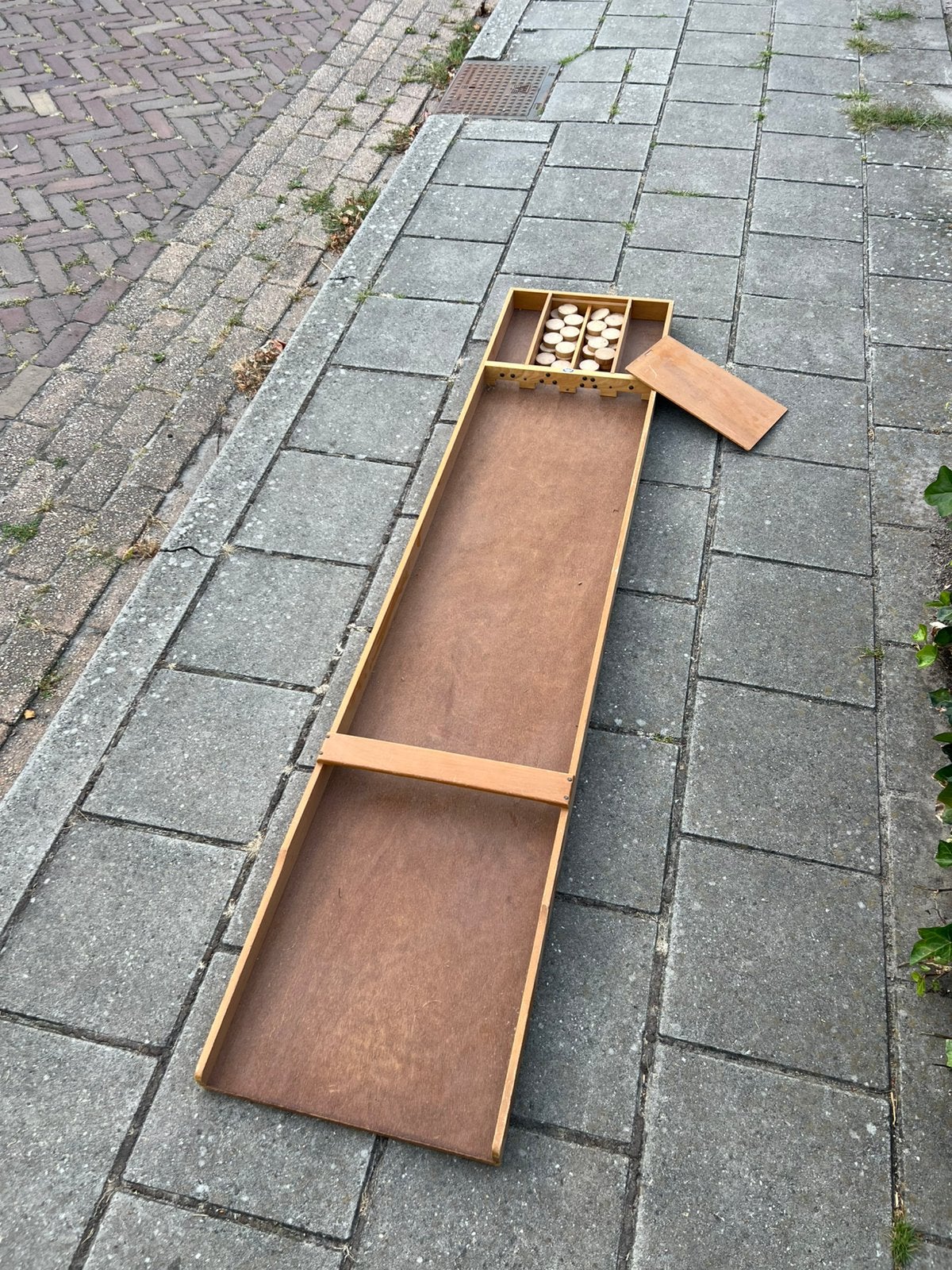 Te Koop : Vintage Sjoelbak Homas Spelen Assen Sjoelen, Ophalen, Gebruikt, Overige typen